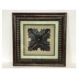 Framed carving art shadow box