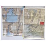 Two Lake St. Clair river maps