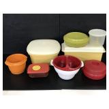 Lot of assorted Tupperware containers