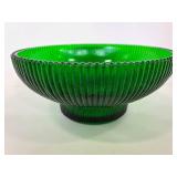 Marked 4054 Hoosier glass green bowl