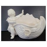 Vintage original Lenwile Ardalt cherub candy dish