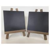 Two Standing easel chalkboard signs
