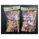 Two new Spritz unicorn paper straws