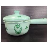 Vintage small Holland enameled pot