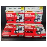 Four Frost King window insulation kit indoor