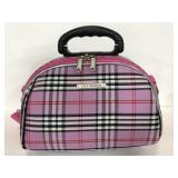Luca Vergani plaid travel cosmetics bag