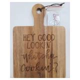 Primitives by Kathy whatcha cooking board sign