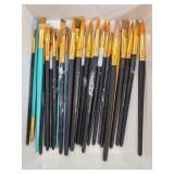 Collection of paint brushes