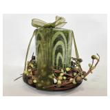 Decorative gift pillar candle