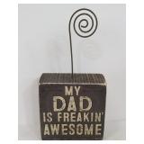 Primitives by Kathy awesome dad photo holder