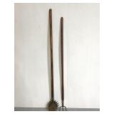 Outdoor lawn edger and rake combo