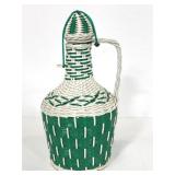 Green and white wrapped Sangria bottle