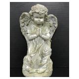 Cement praying angel/cherub