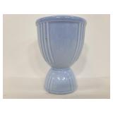 Blue ceramic egg cup
