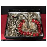 Collection of assorted jewelry necklaces