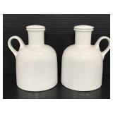 Pair of Crate & Barrel cruets