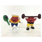 Two vintage Kool-Aid man children