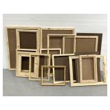 Large lot of DIY project wood crafting frames