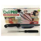 Deli Pro stainless steel knife and safety fork