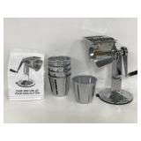 King Kutter food chopper with 5 cones