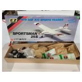 Sportsman 25s model plane parts, no plane
