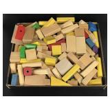 Lot of wooden children