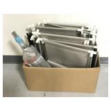 Cube frame polyester shelving kit