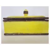 Signed ceramic trinket box