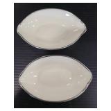 Two Lenox mini dishes