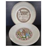 Country Kids & Royal China ceramic pie dishes