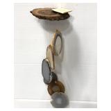 Handcrafted wind chime of Brazilian Agate