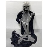 Scary flying ghoul skeleton Halloween decor prop