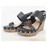 Bleecker & bond leather platform studded shoes