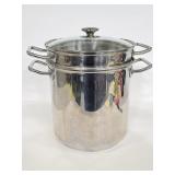 Kirkland professional stock pot with colander