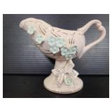 Thames Handpainted ceramic pink creamer