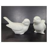 OMC pair of porcelain birds