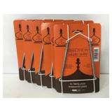 Six Brighton wire plate hangars