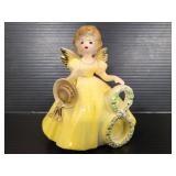 Josef original girl with "8" figurine