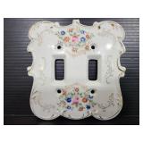 Porcelain light switch face plate