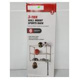 Wall mount 3-tier sports rack #1
