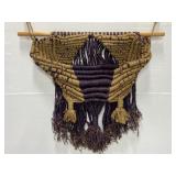 Large vintage macrame wall hanging