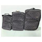 Set of three Ciao suit cases