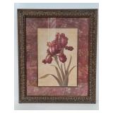 Framed Vivian Flasch flower print