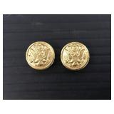 Two military buttons