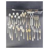 Collection of small vintage silver plate cutlery