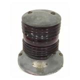 Antique Master-Light red glass boat light