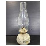 1982 Naumoff signed ceramic oil lamp