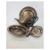 Six piece silverplate collection