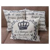 Three Thro by Marlo Lorenz throw pillows