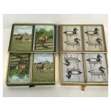 Two decks of Congress animal playing cards